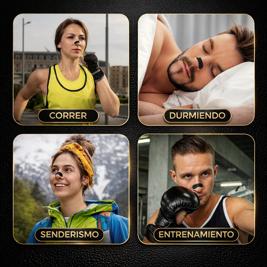 Pack Respiración y Descanso MALEZAS — 60 Tiras (30 Nasales + 30 Bucales)