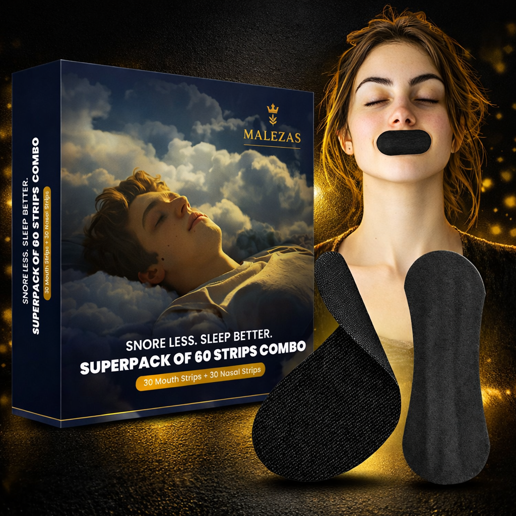 Pack Respiración y Descanso MALEZAS — 60 Tiras (30 Nasales + 30 Bucales)